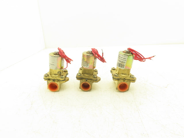 Parker LB26L630 Solenoid Valve 2-Way Skinner 12VDC 3/4" NPT 40psi Lot of 3
