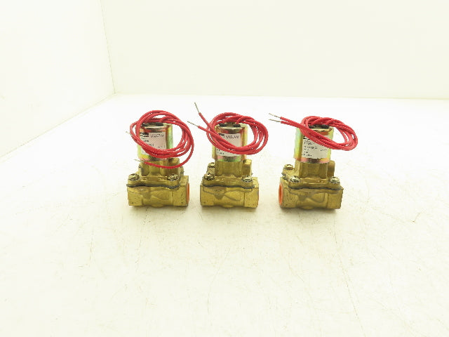 Parker LB26L630 Solenoid Valve 2-Way Skinner 12VDC 3/4" NPT 40psi Lot of 3