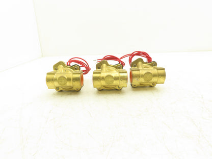 Parker LB26L630 Solenoid Valve 2-Way Skinner 12VDC 3/4" NPT 40psi Lot of 3