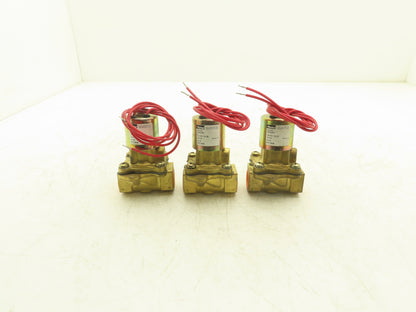 Parker LB26L630 Solenoid Valve 2-Way Skinner 12VDC 3/4" NPT 40psi Lot of 3