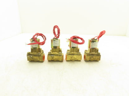 Parker LB26L630 Solenoid Valve 2-Way Skinner 12VDC 3/4" NPT 40psi Lot of 4