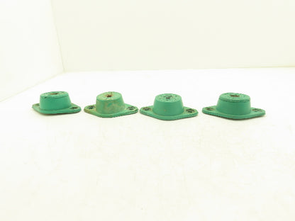 VMC R-3 Vibration Isolator Mount Green Neoprene 750Lb Load  Lot of 4