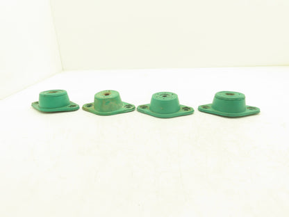 VMC R-3 Vibration Isolator Mount Green Neoprene 750Lb Load  Lot of 4