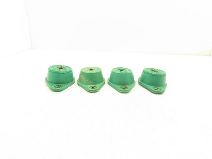 VMC R-3 Vibration Isolator Mount Green Neoprene 750Lb Load  Lot of 4