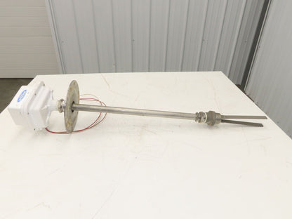 Bindicator LP11A1DA30 Pulse Point Vibrating Fork Level Sensor 31" Probe 8"Flange