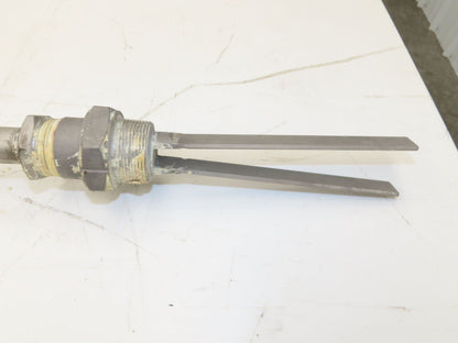 Bindicator LP11A1DA30 Pulse Point Vibrating Fork Level Sensor 31" Probe 8"Flange