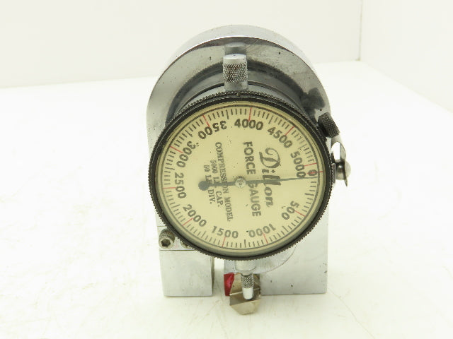 Dillon Compression Force Gauge Gage 5000 lbs 2.5 Ton With Case
