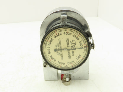 Dillon Compression Force Gauge Gage 5000 lbs 2.5 Ton With Case