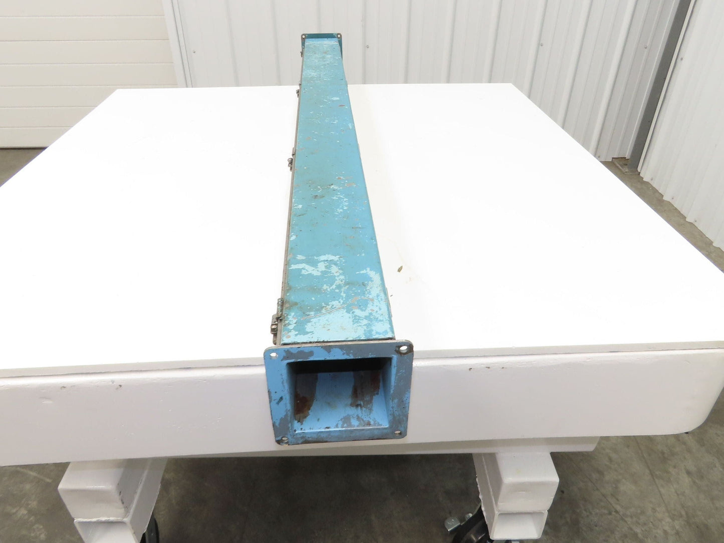 Wiegman JW45 4"x4" Wireway Straight 60" Section Feed Through NEMA 12 Hoffman