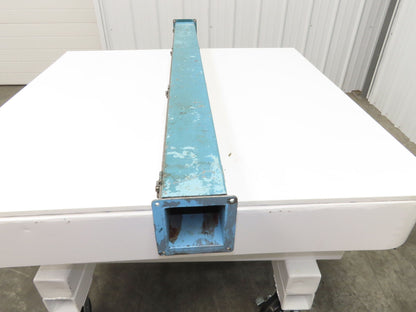 Wiegman JW45 4"x4" Wireway Straight 60" Section Feed Through NEMA 12 Hoffman