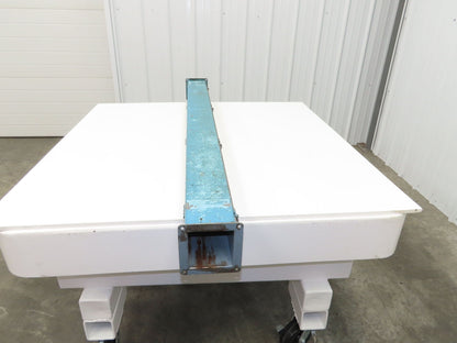 Wiegman JW45 4"x4" Wireway Straight 60" Section Feed Through NEMA 12 Hoffman