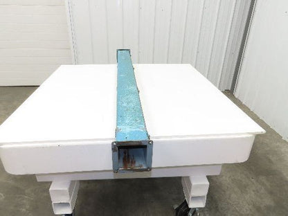 Wiegman JW45 4"x4" Wireway Straight 60" Section Feed Through NEMA 12 Hoffman