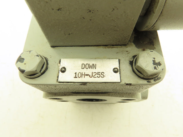 Pacific 10H-J25S Hydraulic Press Brake Down Valve 3000 PSI P31 Solenoid 115V