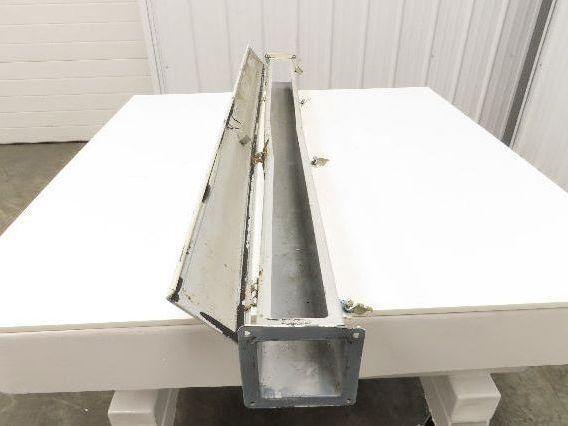 Wiegmann JW45 4"x4" Wireway Straight 60" Section Feed Through NEMA 12 Hoffman