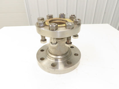 Enlin 304L Stainless Butt-Weld Concentric Pipe Reducer 4x3" Flanged Class 300
