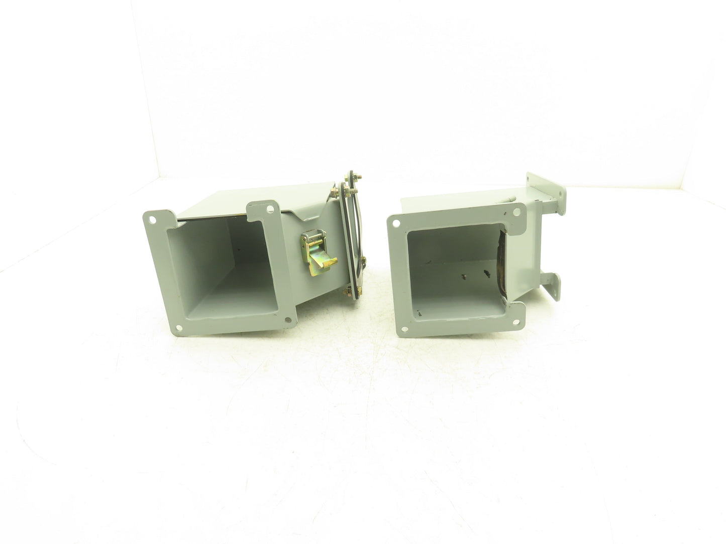 Hoffman F44LE9B F44LE9A 4"x4" Wireway Elbow Lay-in NEMA 12 Mixed Lot of 2