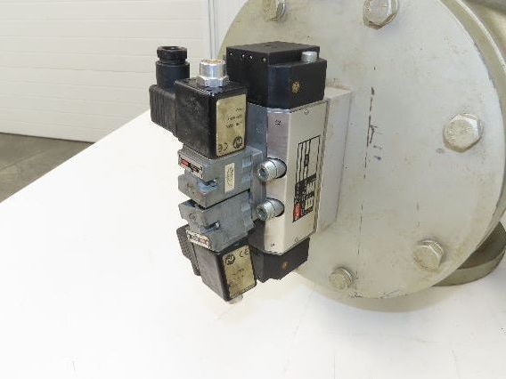 Herion 8002566 3-Way Piston Valve 5" Flanged Solenoid Actuated 120V