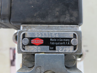 Herion 8002566 3-Way Piston Valve 5" Flanged Solenoid Actuated 120V