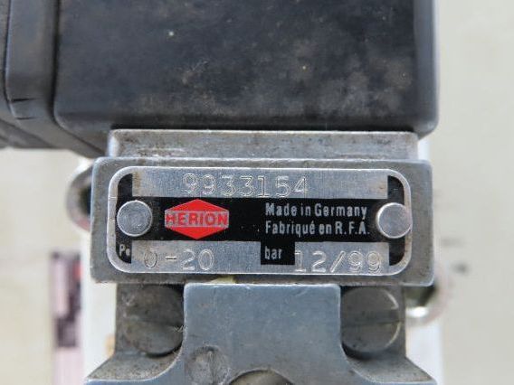 Herion 8002566 3-Way Piston Valve 5" Flanged Solenoid Actuated 120V