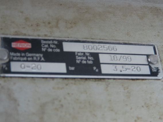 Herion 8002566 3-Way Piston Valve 5" Flanged Solenoid Actuated 120V