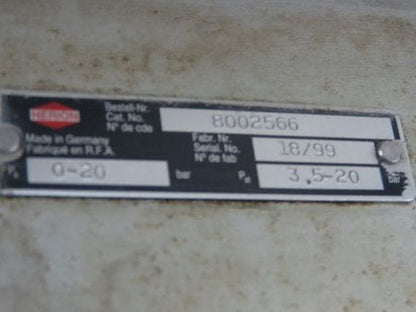 Herion 8002566 3-Way Piston Valve 5" Flanged Solenoid Actuated 120V