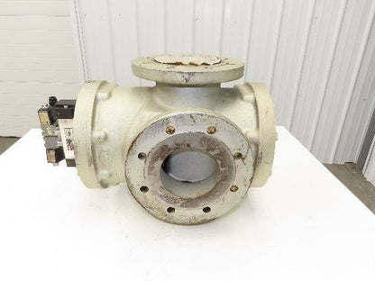 Herion 8002566 3-Way Piston Valve 5" Flanged Solenoid Actuated 120V