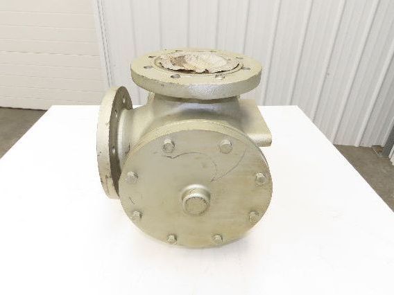 Herion 8002566 3-Way Piston Valve 5" Flanged Solenoid Actuated 120V