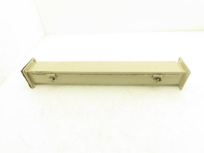 Hoffman F22W24 2"x2" Wireway Straight Section 24" Feed Through NEMA 12