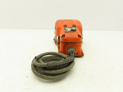 Hercules 536-SWH Hercules Foot Pedal Switch Full Shield 1/2Hp 120/240V Orange