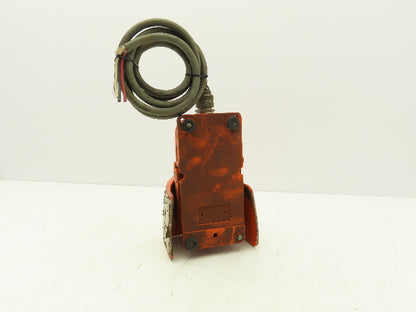 Hercules 536-SWH Hercules Foot Pedal Switch Full Shield 1/2Hp 120/240V Orange