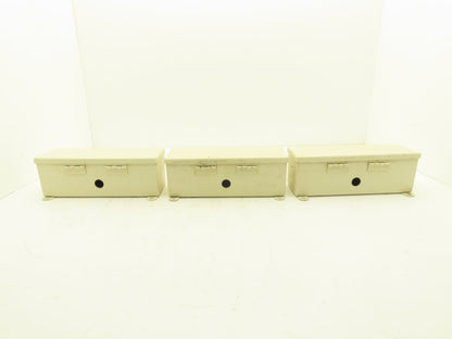 Hoffman F44T12HC Wireway Auxiliary Gutter Wire Trough 4"x4"x12" Lot of 3
