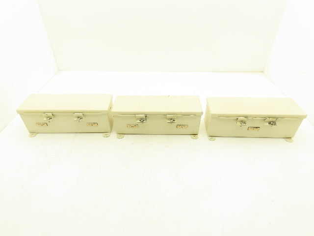 Hoffman F44T12HC Wireway Auxiliary Gutter Wire Trough 4"x4"x12" Lot of 3