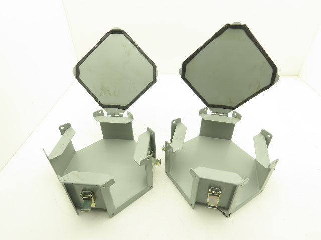 Hoffman F44LC 4"x4" Wireway Lay-in Cross Fitting Lot of 2