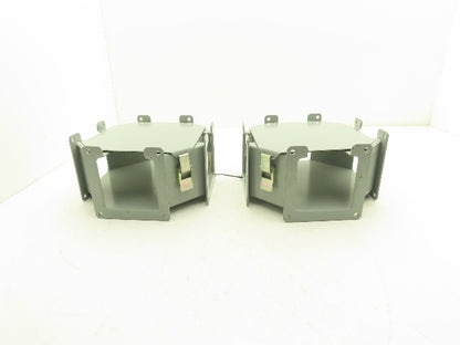 Hoffman F44LC 4"x4" Wireway Lay-in Cross Fitting Lot of 2