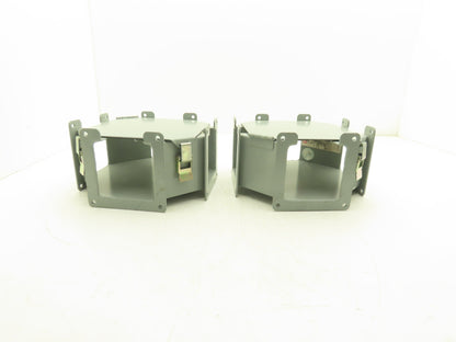 Hoffman F44LC 4"x4" Wireway Lay-in Cross Fitting Lot of 2