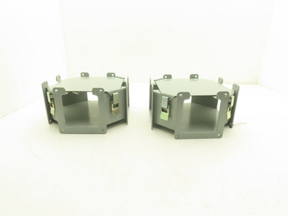 Hoffman F44LC 4"x4" Wireway Lay-in Cross Fitting Lot of 2