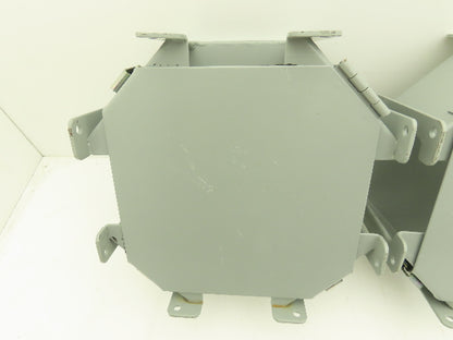 Hoffman F44LC 4"x4" Wireway Lay-in Cross Fitting Lot of 2