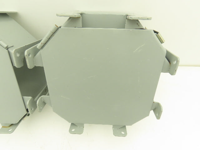 Hoffman F44LC 4"x4" Wireway Lay-in Cross Fitting Lot of 2