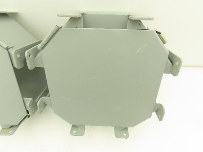 Hoffman F44LC 4"x4" Wireway Lay-in Cross Fitting Lot of 2