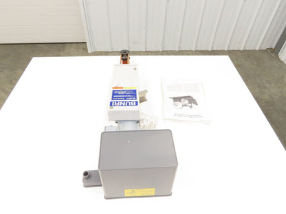 Bunri TOS-25-1 Separator Oil Skimmer 1" Wide Belt 8" Immersed 200V 3Ph Motor