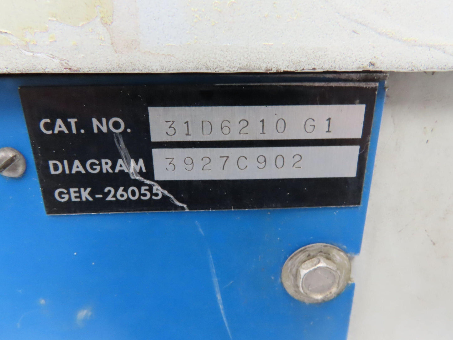General Electric 31D6210 Transformer Inductrol Voltage Regulator 50kva Bandwidth