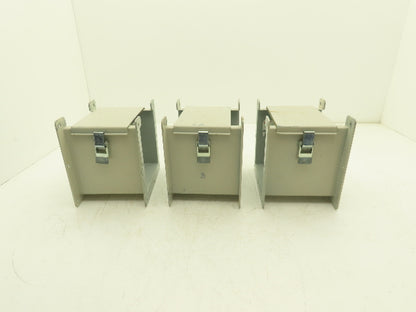 Hoffman F66L06 6"x6" Wireway Straight 6" Section Lay-in NEMA 12 Lot of 3