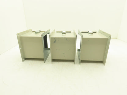 Hoffman F66L06 6"x6" Wireway Straight 6" Section Lay-in NEMA 12 Lot of 3