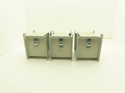 Hoffman F66L06 6"x6" Wireway Straight 6" Section Lay-in NEMA 12 Lot of 3