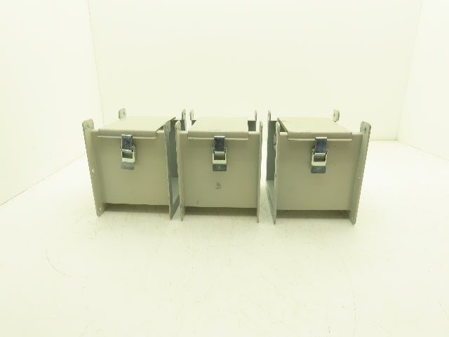 Hoffman F66L06 6"x6" Wireway Straight 6" Section Lay-in NEMA 12 Lot of 3