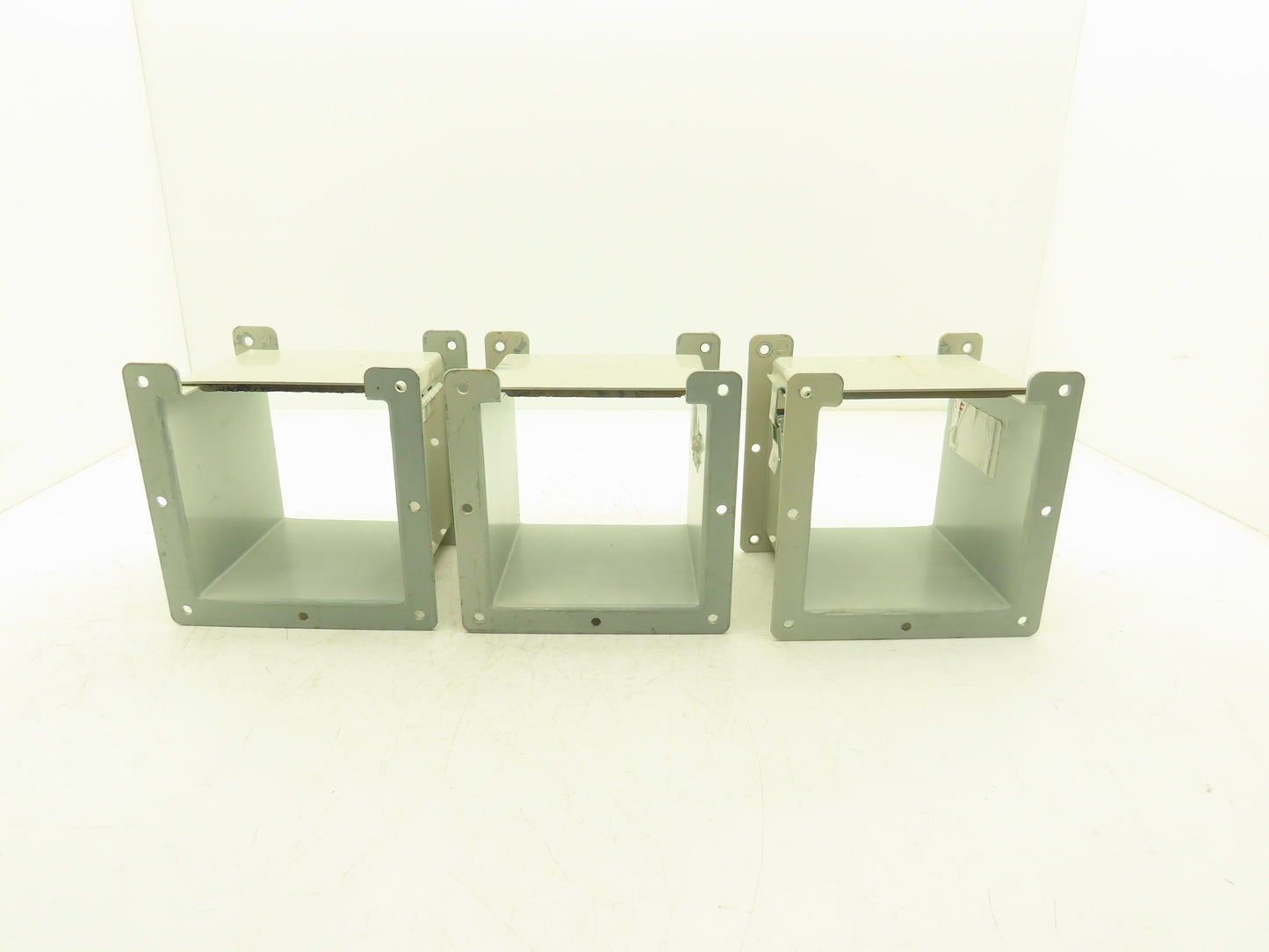 Hoffman F66L06 6"x6" Wireway Straight 6" Section Lay-in NEMA 12 Lot of 3