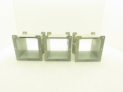 Hoffman F66L06 6"x6" Wireway Straight 6" Section Lay-in NEMA 12 Lot of 3