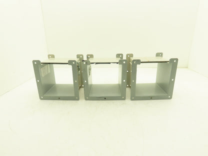 Hoffman F66L06 6"x6" Wireway Straight 6" Section Lay-in NEMA 12 Lot of 3