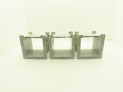 Hoffman F66L06 6"x6" Wireway Straight 6" Section Lay-in NEMA 12 Lot of 3