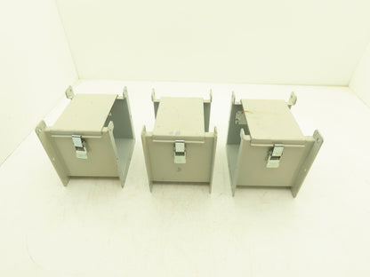 Hoffman F66L06 6"x6" Wireway Straight 6" Section Lay-in NEMA 12 Lot of 3